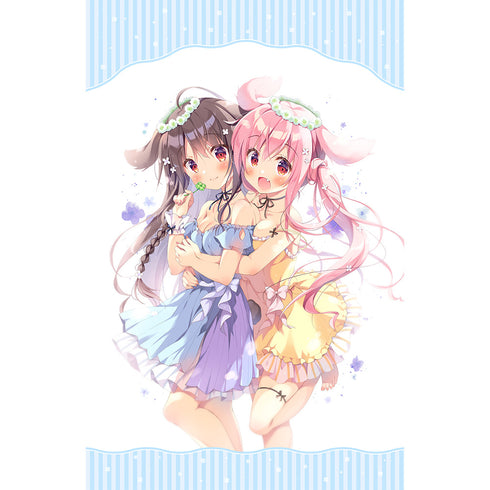 『ぱん先生』タオルケット(ゆきみ&つきみ)